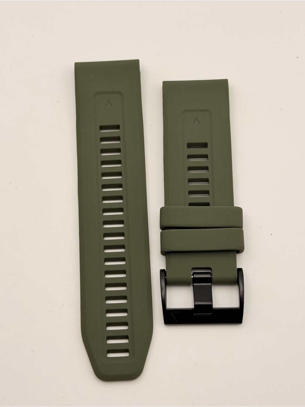 Army Green, 26mm, Quick Fit, Replacement‎ Band, Black Buckle, Fits Garmin Fenix